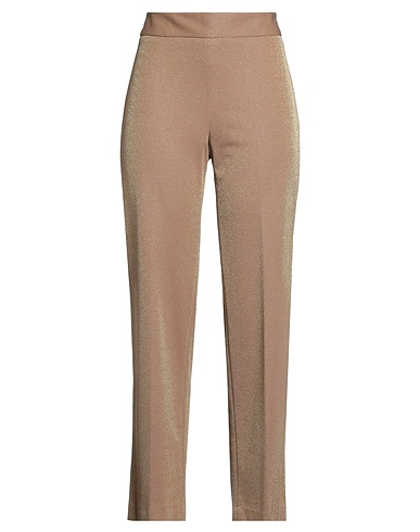 LE BISBETICHE by CAMICETTASNOB Casual trouser Camel 70% Viscose, 21% Polyester, 6% Polyamide, 3% Elastane