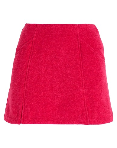 SUOLI Mini skirt Fuchsia 40% Acrylic, 35% Polyester, 20% Wool, 5% Polyamide
