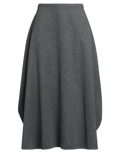 MEIMEIJ Long skirt Grey 50% Acrylic, 25% Polyester, 20% Wool, 5% Other Fibres