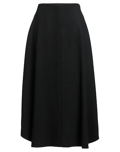 MEIMEIJ Langer Rock Schwarz 50% Acryl, 25% Polyester, 20% Wolle, 5% Andere Fasern