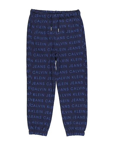 CALVIN KLEIN JEANS Casual trouser Navy blue 100% Cotton