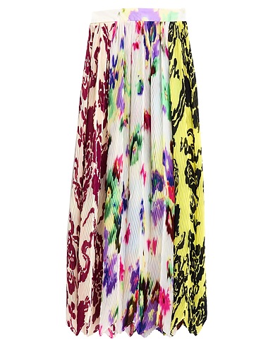 JULIA HEUER Langer Rock Elfenbein 100% Polyester