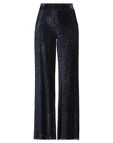 SIYU Pantalone Blu navy 75% Viscosa, 25% Seta