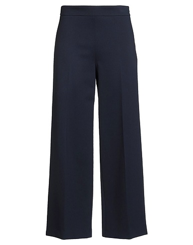 LIVIANA CONTI Casual trouser Navy blue 68% Viscose, 27% Polyamide, 5% Elastane