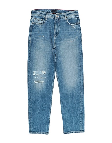 TOMMY HILFIGER Denim trousers Blue 99% Cotton, 1% Elastane