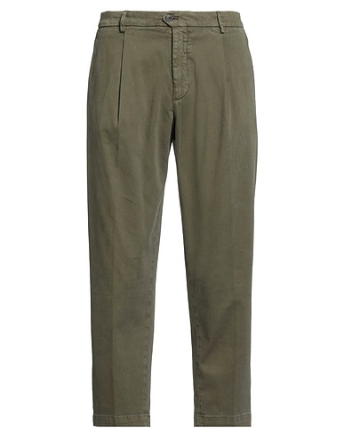 BRIGLIA 1949 Casual trouser Military green 97% Cotton, 3% Elastane