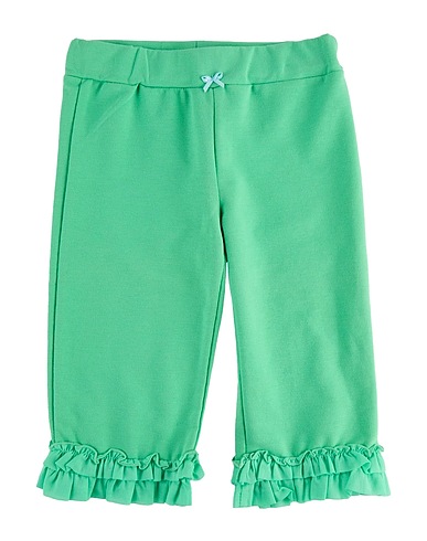 MISS BLUMARINE Casual trouser Green 95% Cotton, 5% Elastane