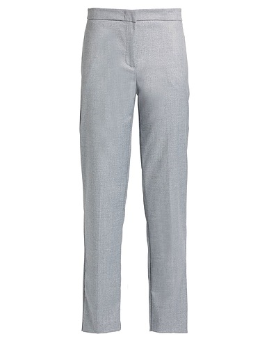 KAOS Casual pants Light grey 63% Polyester, 34% Viscose, 2% Elastane, 1% Metal