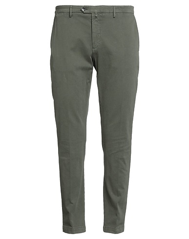 BRIGLIA 1949 Pantalone Verde militare 97% Cotone, 3% Elastan