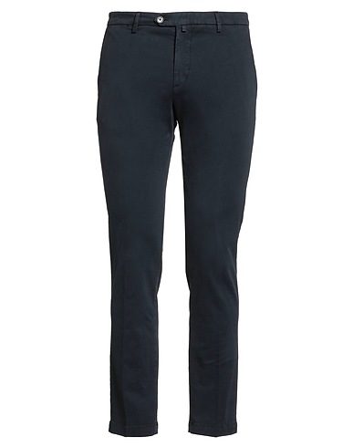 BRIGLIA 1949 Casual pants Midnight blue 97% Cotton, 3% Elastane