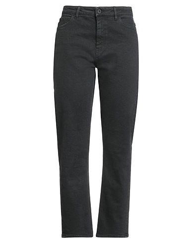 PENCE Denim trousers Black 91% Cotton, 7% Polyester, 2% Elastane
