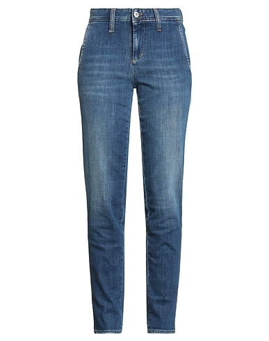 SHAFT Denim trousers Blue 99% Cotton, 1% Elastane