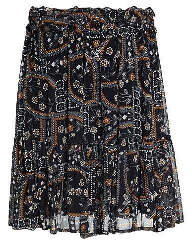 ANTIK BATIK Mini skirt Midnight blue 100% Viscose