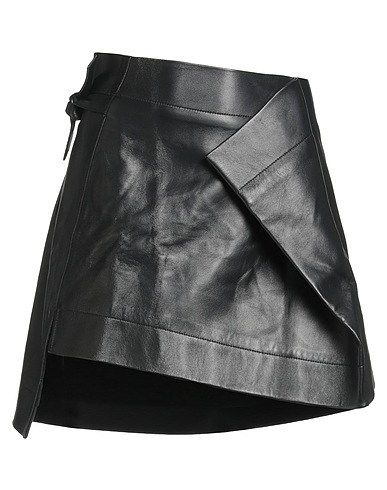 JW ANDERSON HOSEN & RÖCKE Schwarz 100% Lammleder