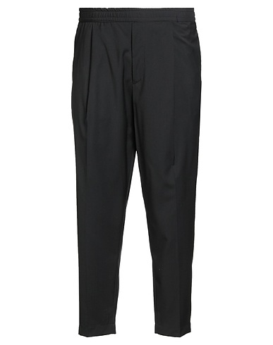 BRIGLIA 1949 Casual trouser Black 100% Virgin Wool