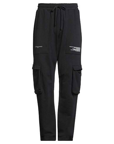 IH NOM UH NIT Casual pants Black 100% Cotton