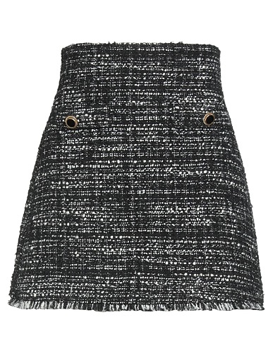 MARELLA Mini skirt Black 41% Acrylic, 29% Cotton, 17% Polyester, 10% Wool, 3% Synthetic fibers