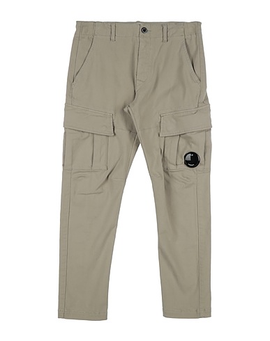 C.P. COMPANY UNDERSIXTEEN Casual pants Sage green 98% Cotton, 2% Elastane