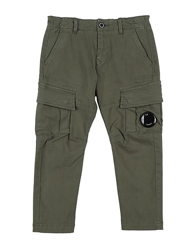 C.P. COMPANY UNDERSIXTEEN Casual pants Military green 98% Cotton, 2% Elastane