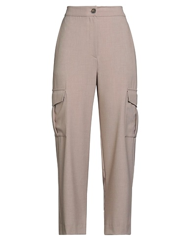 SHIRTAPORTER Casual trouser Sand 63% Polyester, 33% Viscose, 4% Elastane