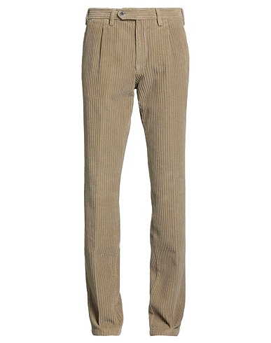 LARDINI Casual trouser Camel 98% Cotton, 2% Elastane