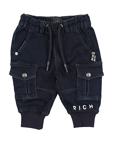JOHN RICHMOND Casual trouser Blue 98% Cotton, 2% Elastane