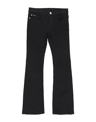 CALVIN KLEIN JEANS Denim trousers Black 89% Cotton, 8% Elastomultiester, 3% Elastane