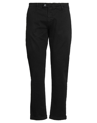 MORO Casual trouser Black 98% Cotton, 2% Elastane