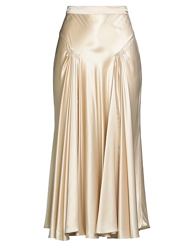 ASPESI Midi skirt Beige 100% Silk