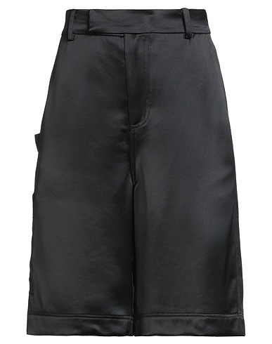 ISABELLE BLANCHE Paris Shorts & Bermuda Black 74% Acetate, 26% Polyester