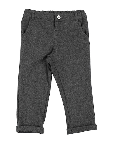 ISI BABY Casual trouser Charcoal 60% Polyester, 35% Cotton, 5% Elastane