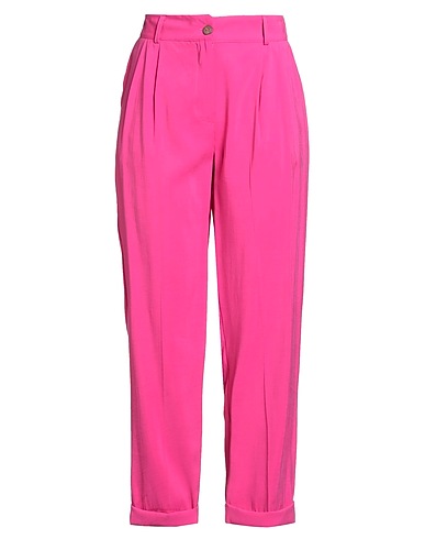 ATOS LOMBARDINI Casual pants Magenta 86% Viscose, 14% Polyester