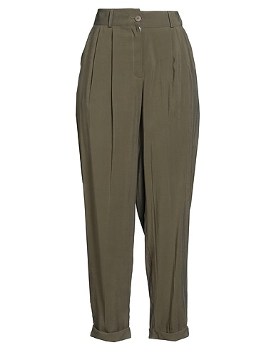 ATOS LOMBARDINI Pantalone Verde militare 86% Viscosa, 14% Poliestere