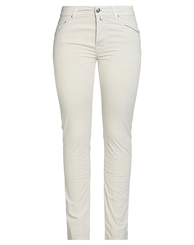 JACOB COHЁN Casual pants Ivory 98% Cotton, 2% Elastane