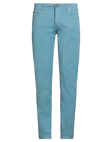 BARBA Napoli Pantalone Azzurro 96% Cotone, 4% Elastan