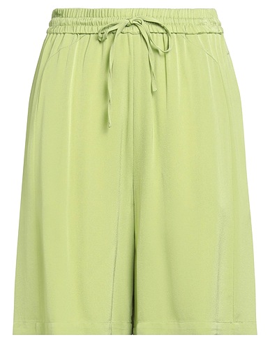ISABELLE BLANCHE Paris Shorts & Bermuda Light green 100% Viscose