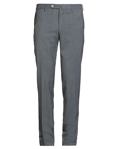 PT Torino Casual trouser Grey 70% Virgin Wool, 29% Polyester, 1% Elastane