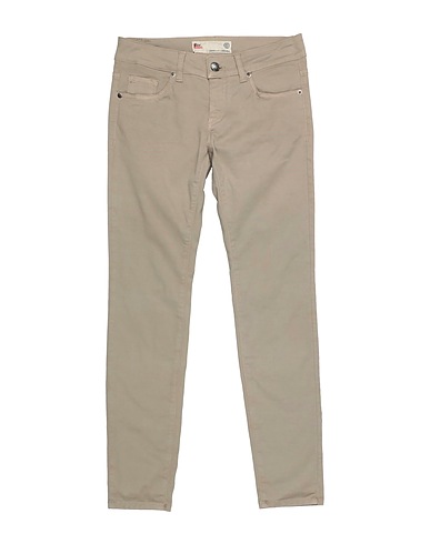 ROŸ ROGER'S Casual trouser Taupe 98% Cotton, 2% Elastane