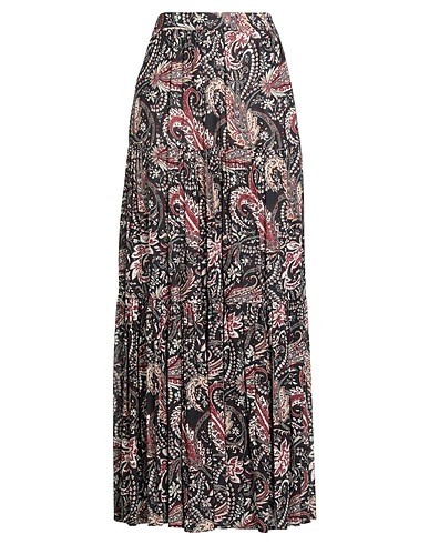 LAVI COUTURE Gonna lunga Nero 85% Viscosa, 15% Lana