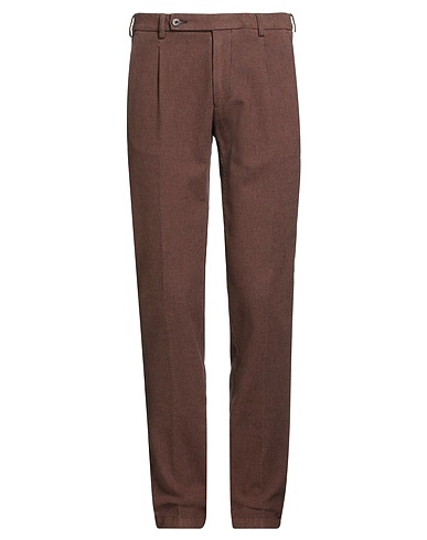 BERWICH Casual trouser Brown 49% Cotton, 25% Polyester, 25% Viscose, 1% Elastane