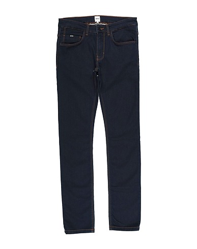 BOSS Denim trousers Blue 55% Cotton, 25% Lyocell, 18% Polyester, 2% Elastane