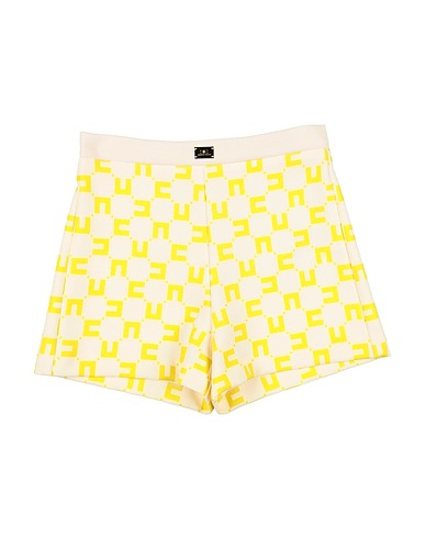 ELISABETTA FRANCHI Shorts & Bermuda LA MIA BAMBINA Cream 95% Polyester, 5% Elastane