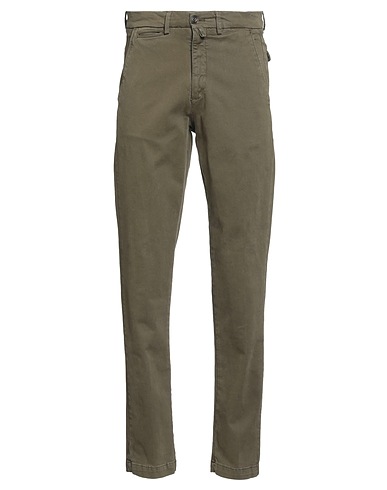 BRIGLIA 1949 Casual trouser Military green 97% Cotton, 3% Elastane