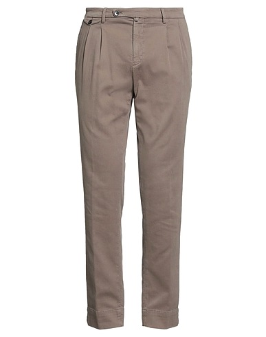 BRIGLIA 1949 Casual trouser Khaki 99% Cotton, 1% Elastane