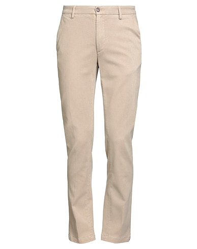 40WEFT Casual pants Beige 73% Tencel™, 25% Cotton, 2% Elastane