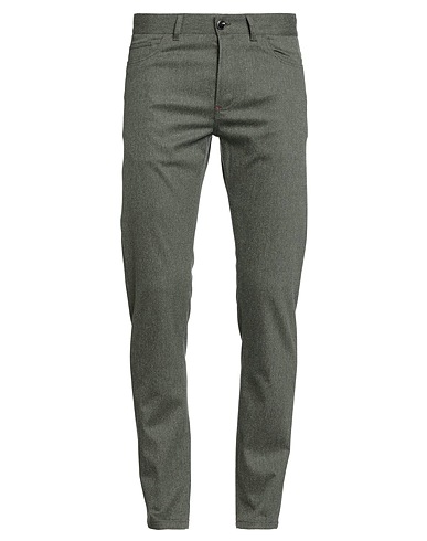 ISAIA Casual trouser Military green 71% Wool, 20% Cotton, 8% Polyamide, 1% Elastane