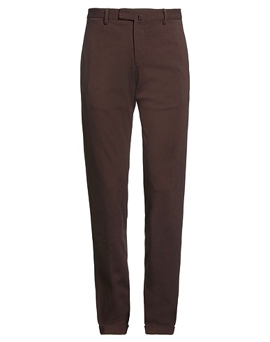 BRIGLIA 1949 Casual trouser Dark brown 69% Viscose, 25% Polyamide, 6% Elastane