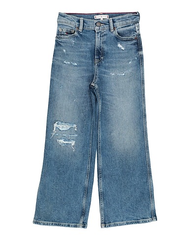 TOMMY HILFIGER Denim trousers Blue 79% Cotton, 20% Recycled cotton, 1% Elastane