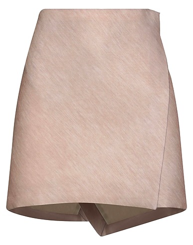 PHILOSOPHY di LORENZO SERAFINI Minigonna Khaki 90% Poliestere, 10% Elastan