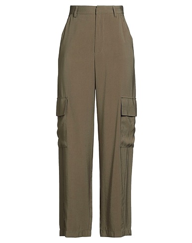 SOALLURE Hosen Militärgrün 90% Viskose, 10% Polyester